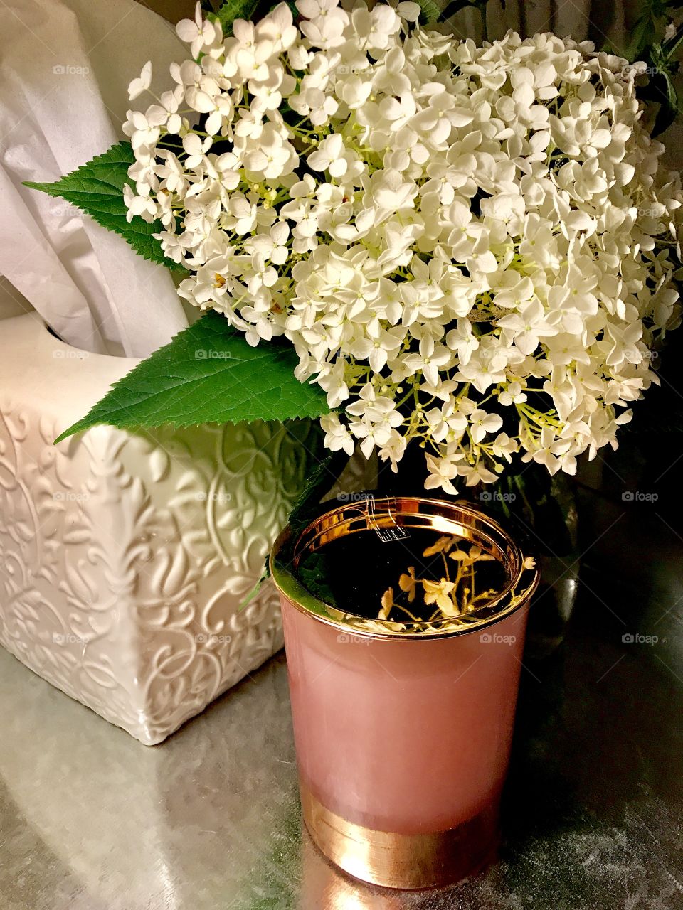 Bouquet of hydrangea 