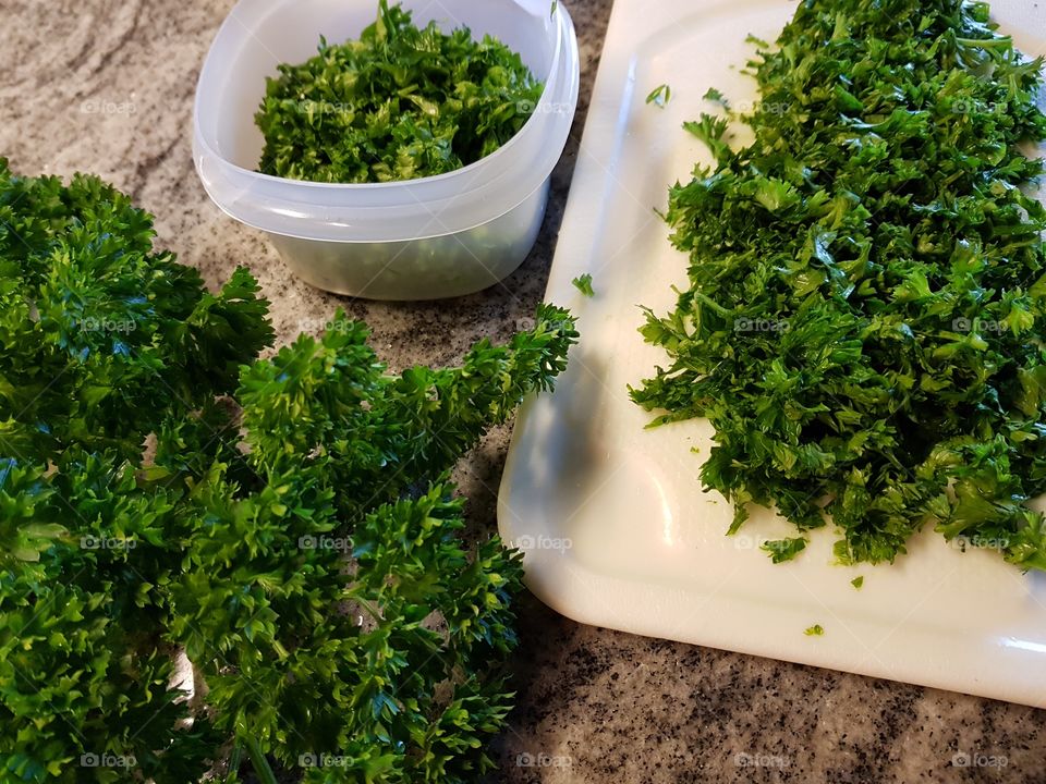 Fresh parsley