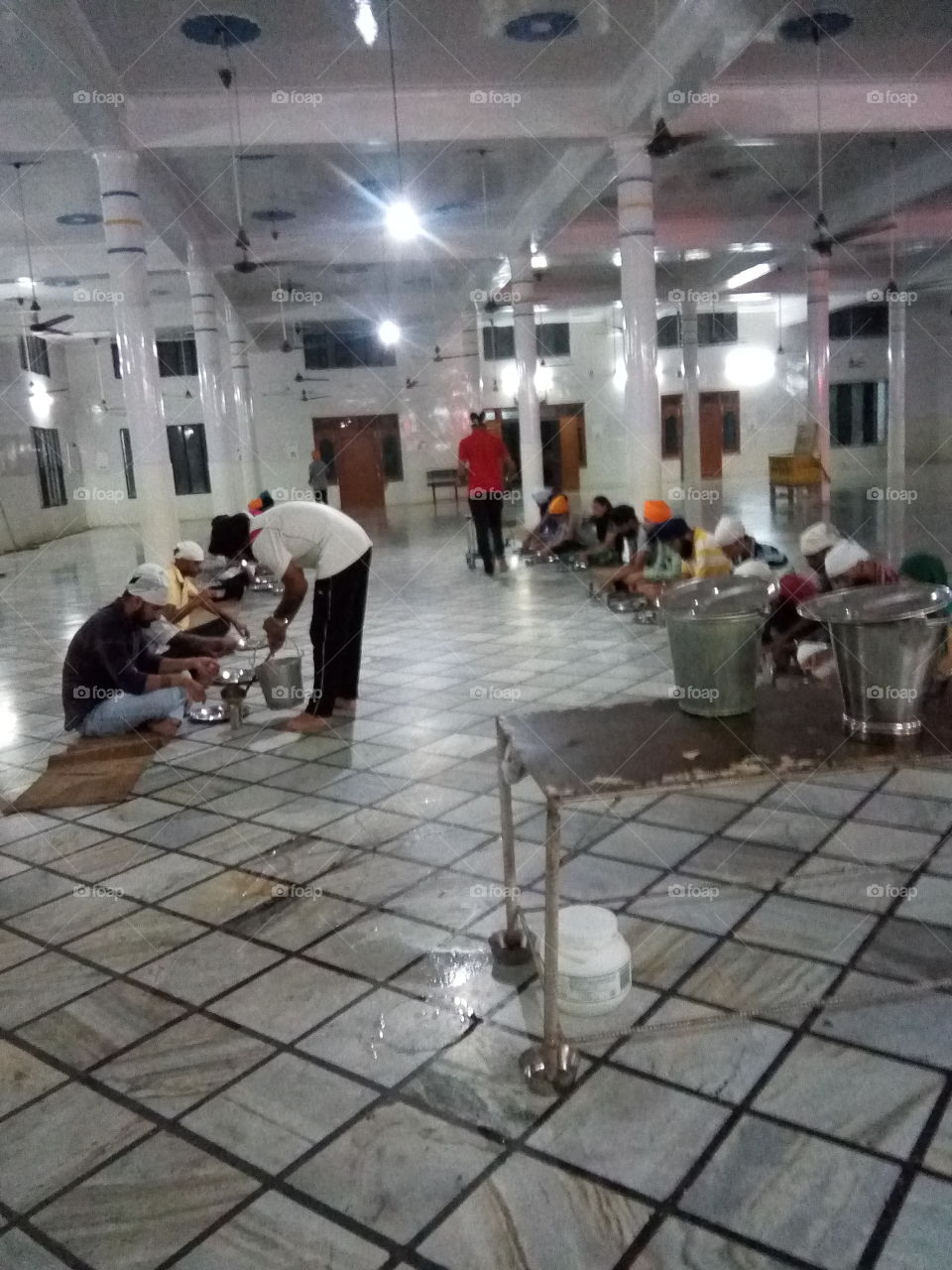 THE BEST CUSTOM IN SIKHISM OF FREE KITCHEN KNOWN AS "GURU KA LANGAR" ALWAYS AVAILABLE IN EVERY GURUDUARA SAHAB IN THE WORLD.