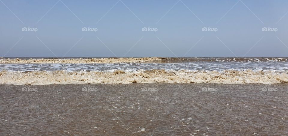 jampore beach, daman, gujarat, india