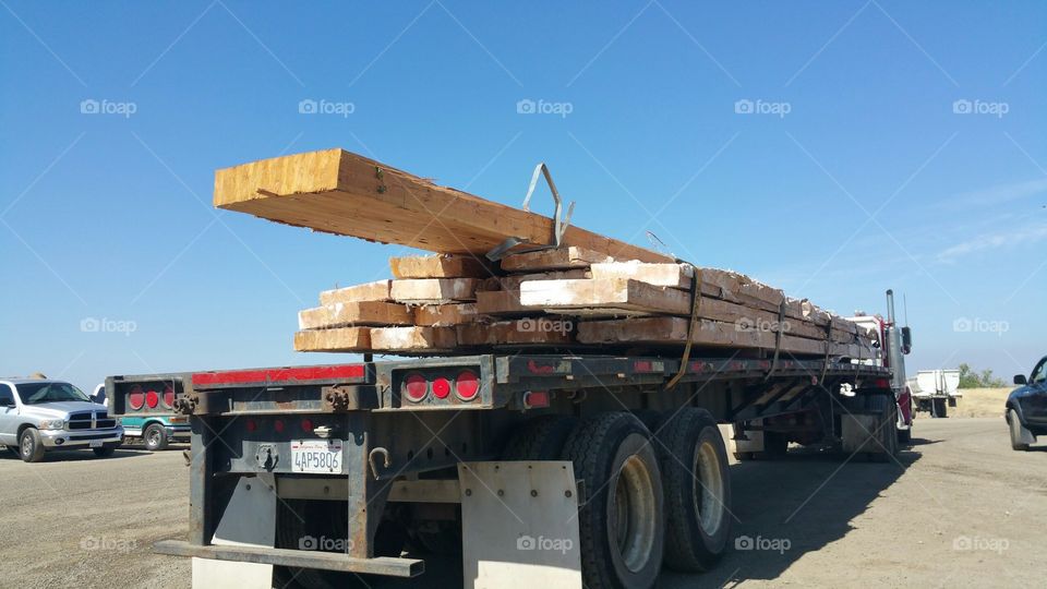 Glue lams. Some glue laminates that I'm gonna use to build a house later