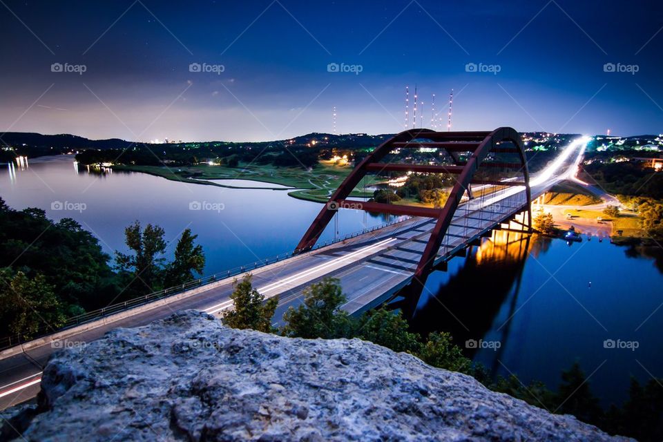 Penny backer bridge at Austin, Texas