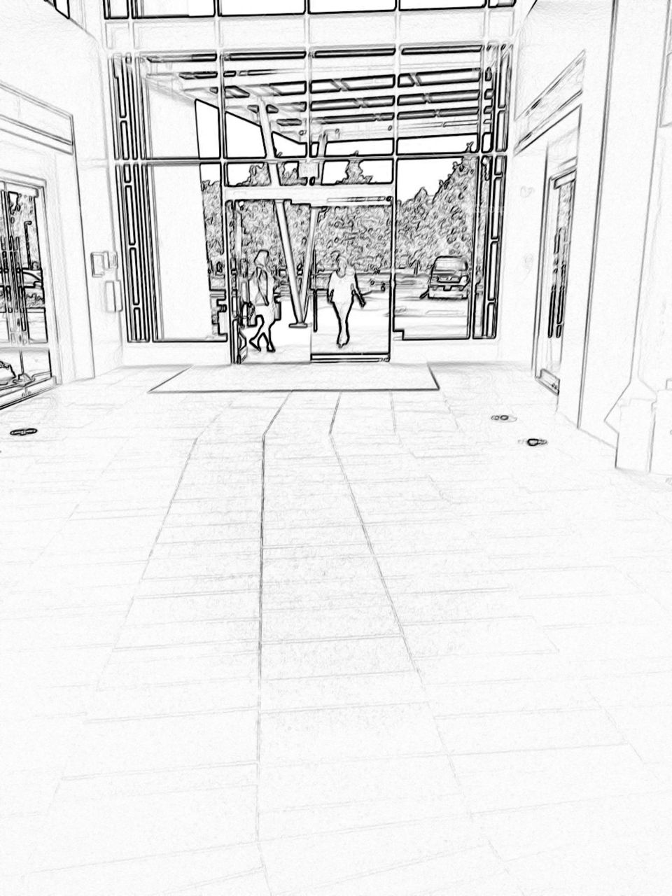 No Person, Monochrome, Architecture, People, Indoors