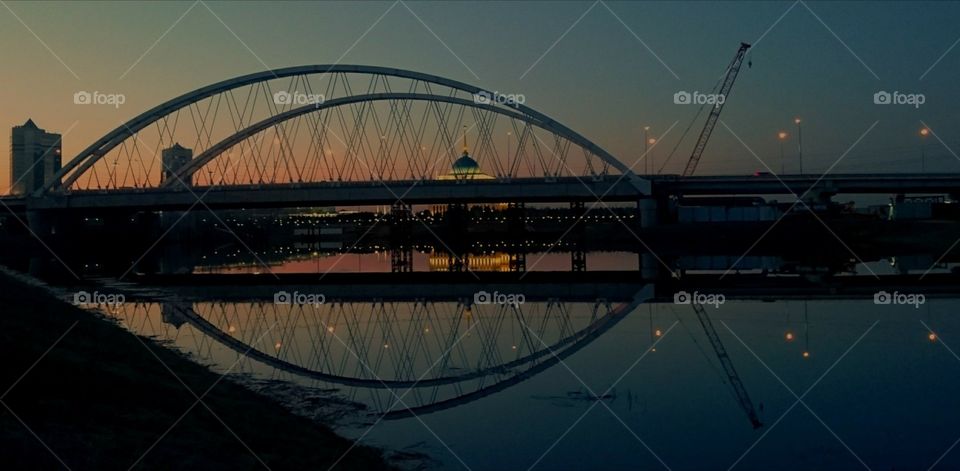 Bridge at night