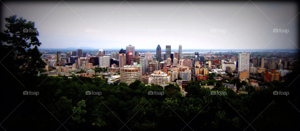 Downtown Montreal from Mont Royal.