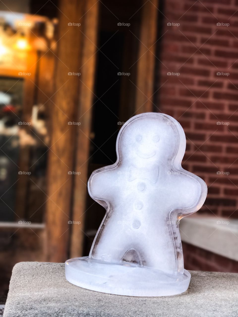 The iceman cometh or more precisely the gingerbread iceman cometh. 
