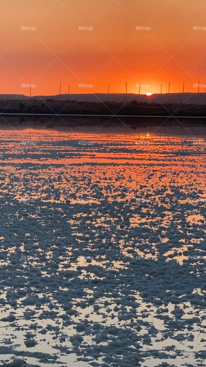 Salt Lake Larnaca Cyprus 27 October 2020