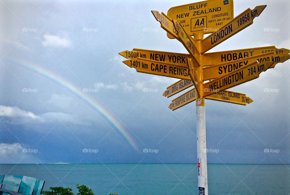 Rainbow in Bluff