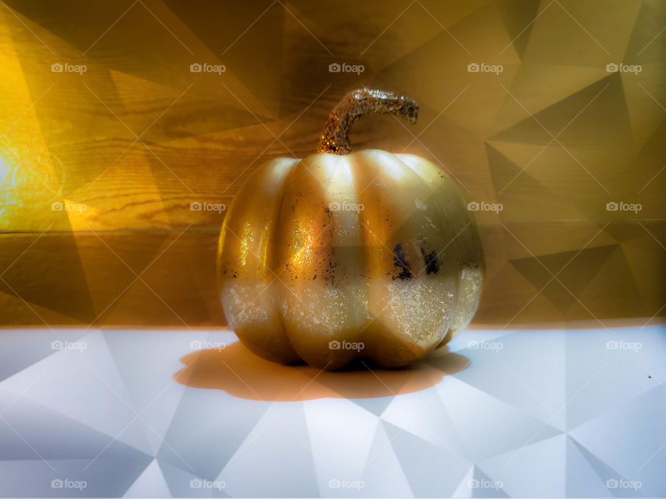 Golden pumpkin