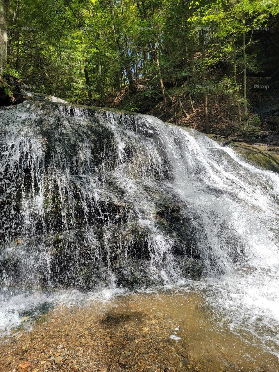 Natural waterfall