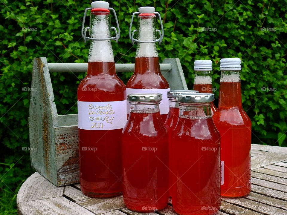 Homemade Rhubarb