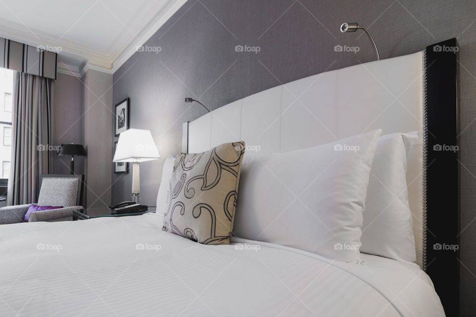 Bright light Hotel Bed