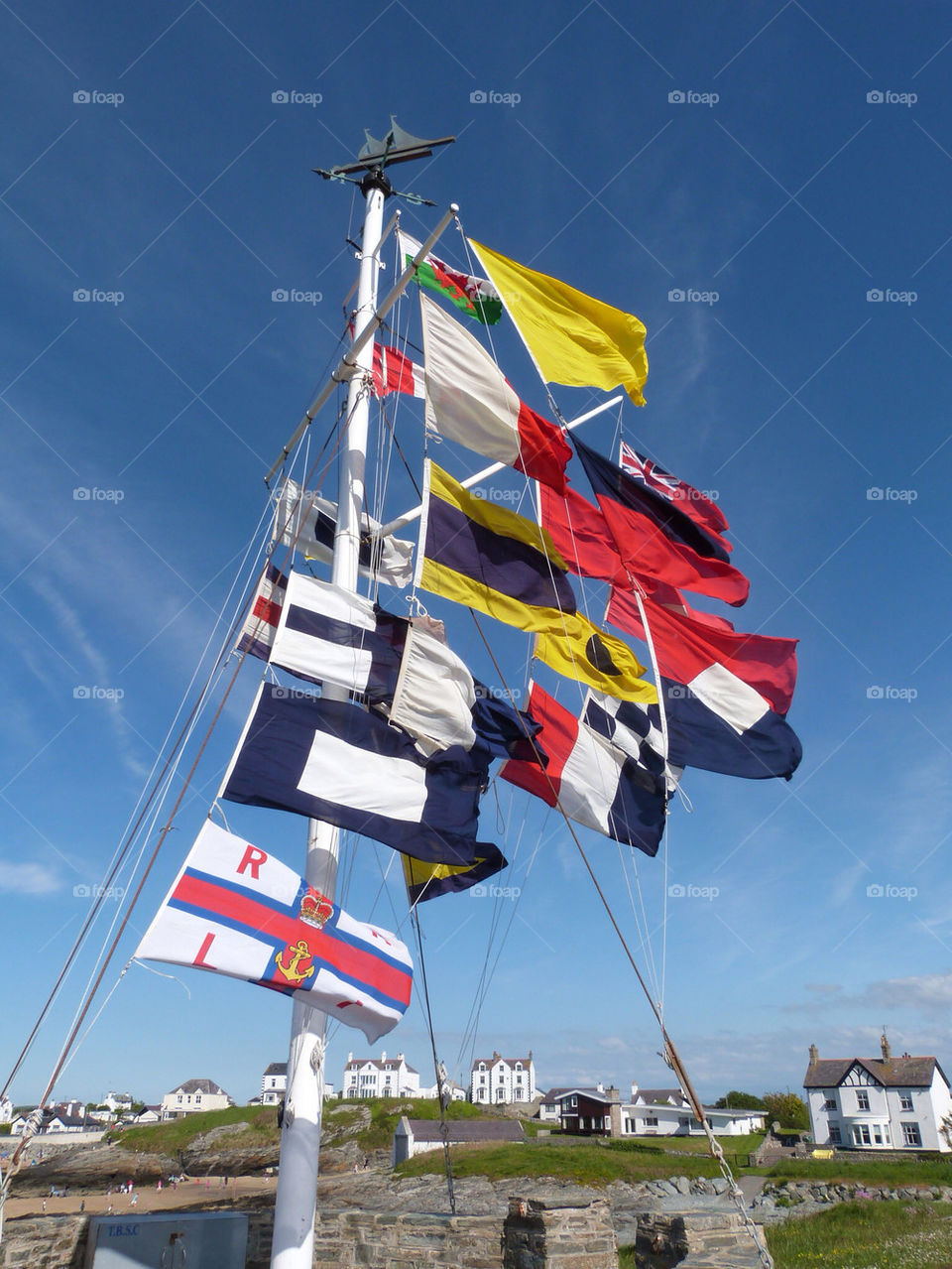 sky weather flags pole by samspeed87