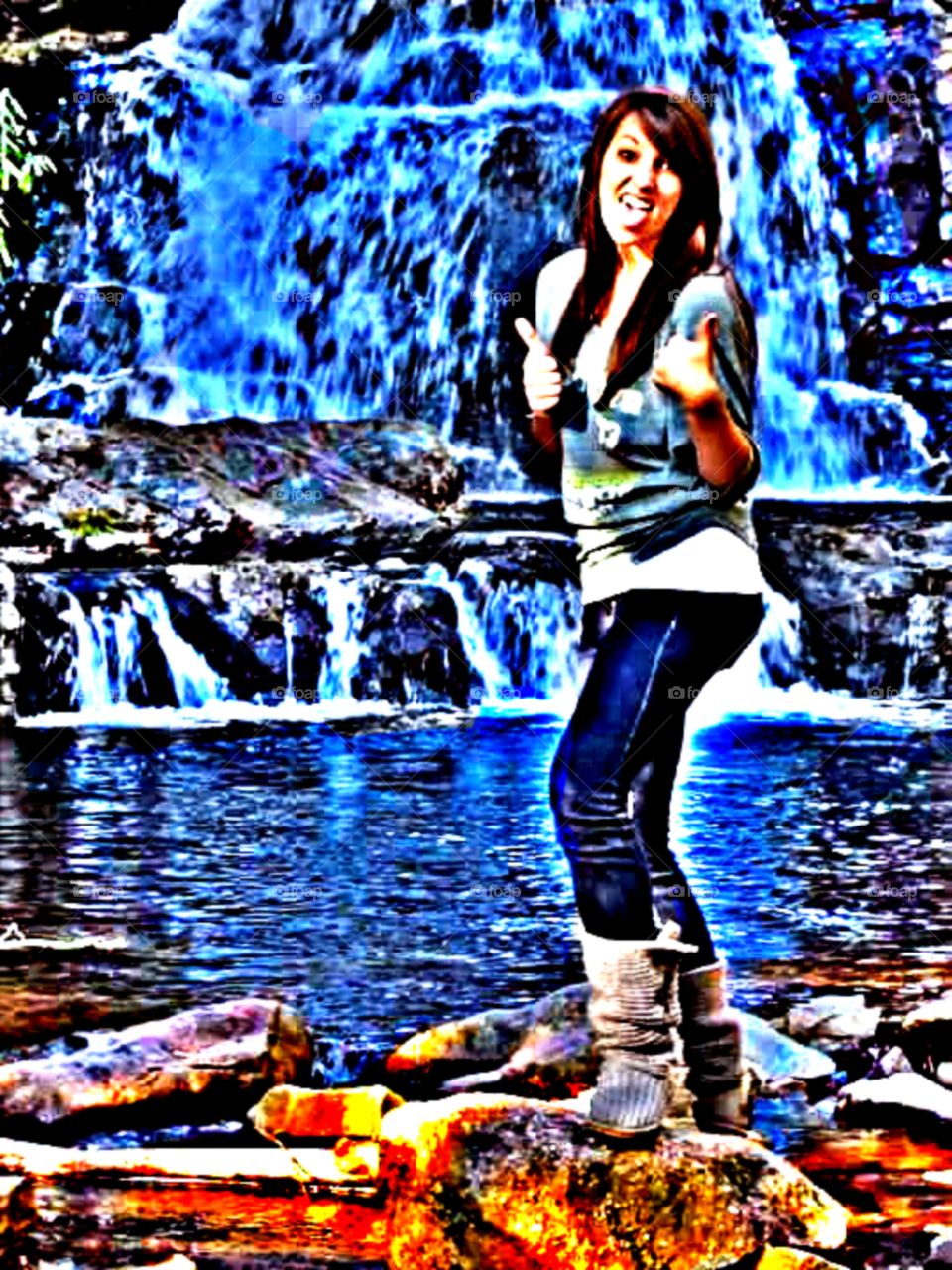 Waterfall Fun 