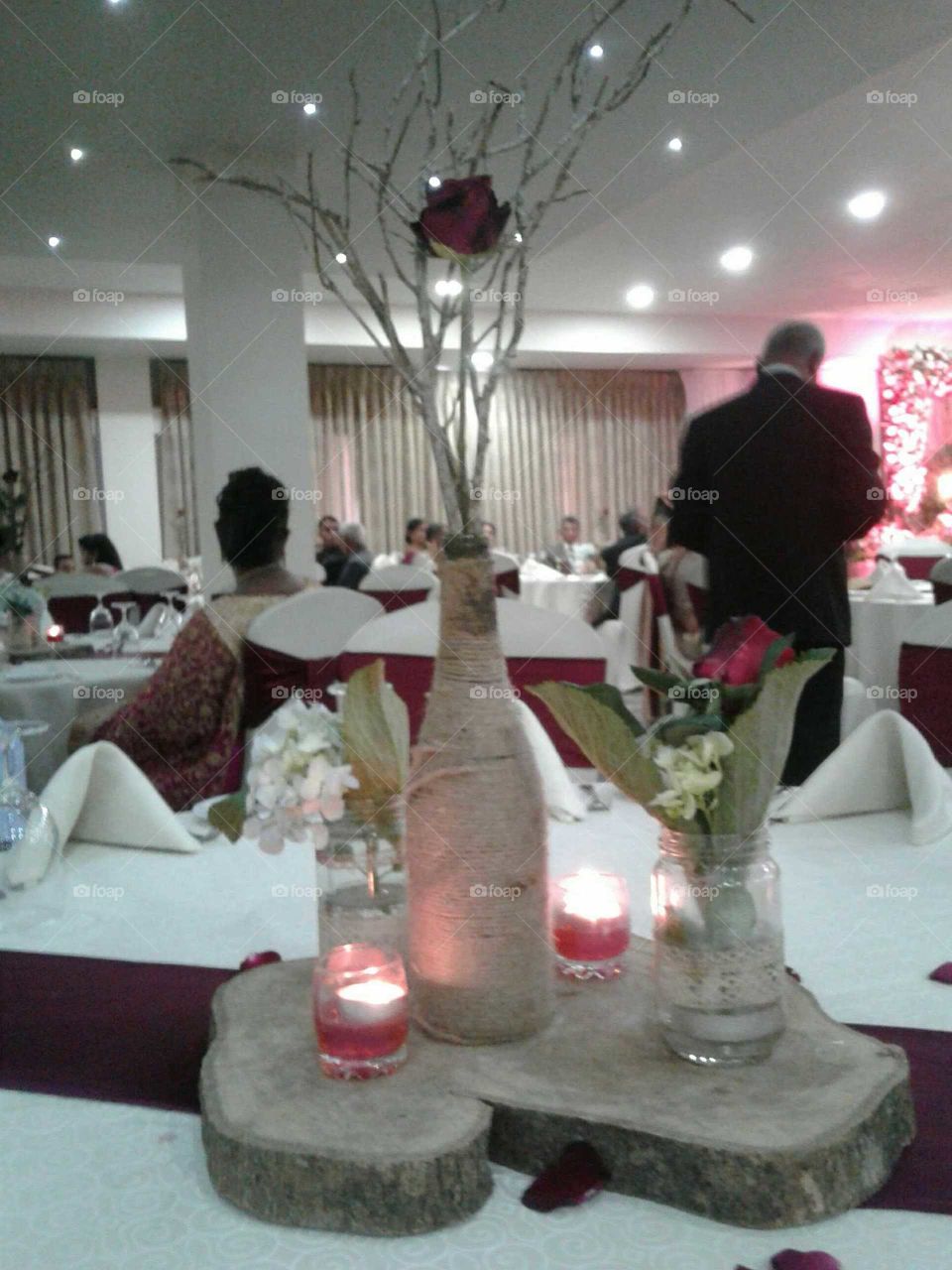 Wedding Table Flower Arrangement