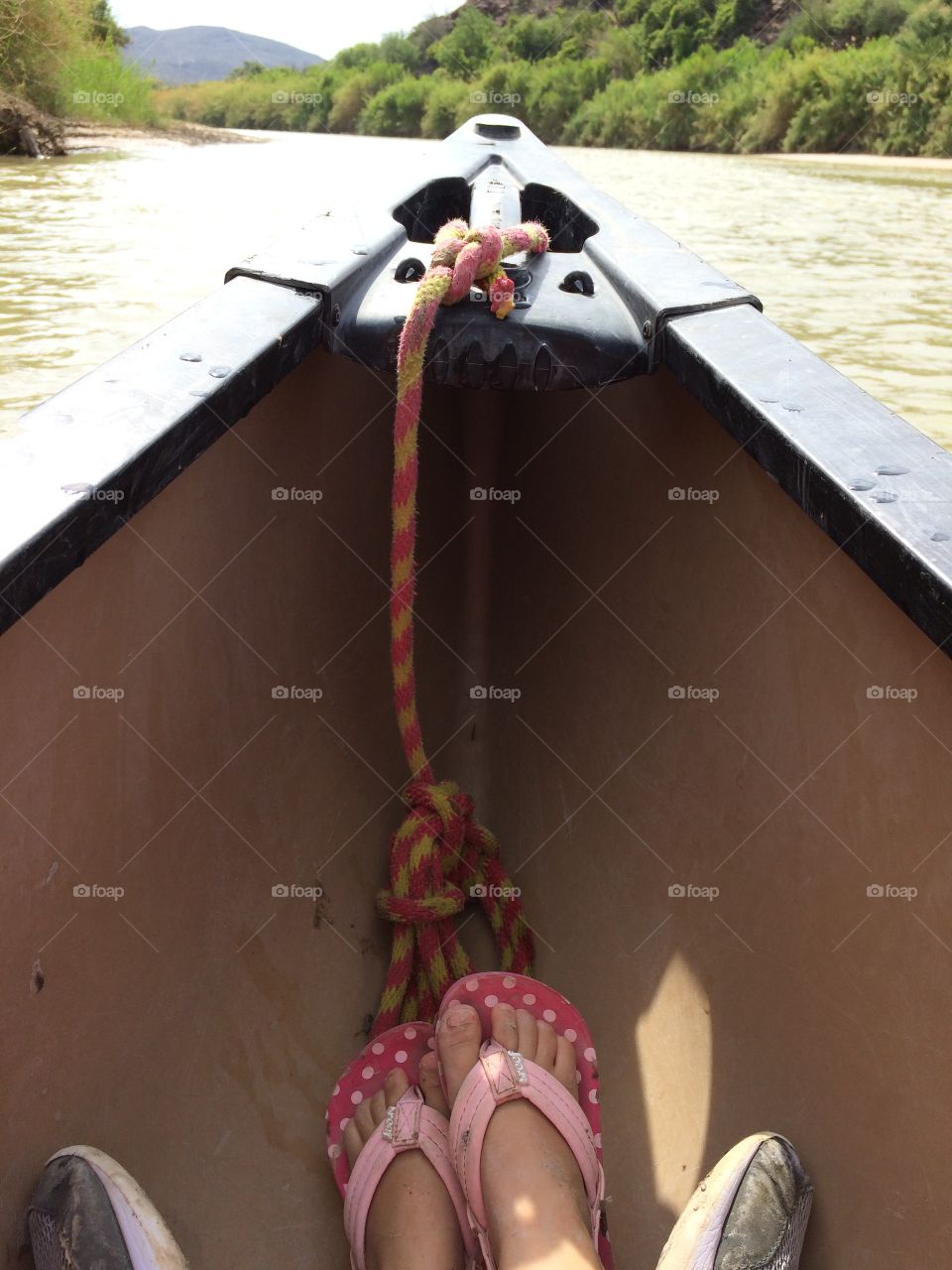 U.S. and Mexican border @ Big Bend