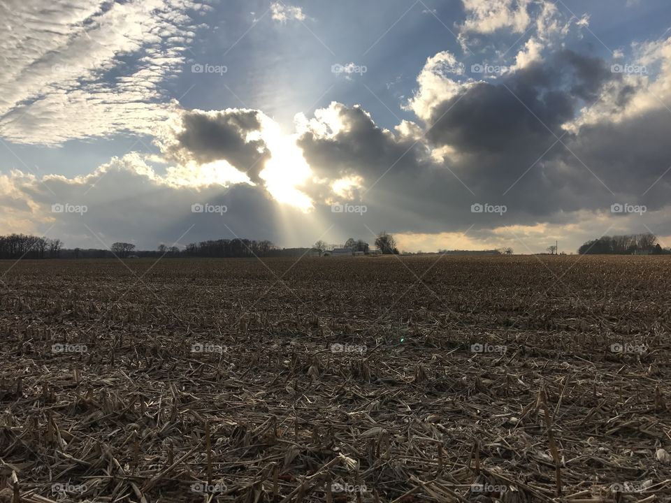 Breaking through the clouds 