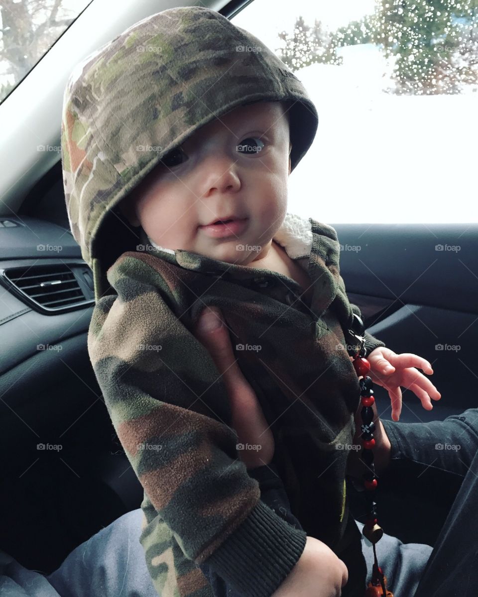 Camouflage baby!