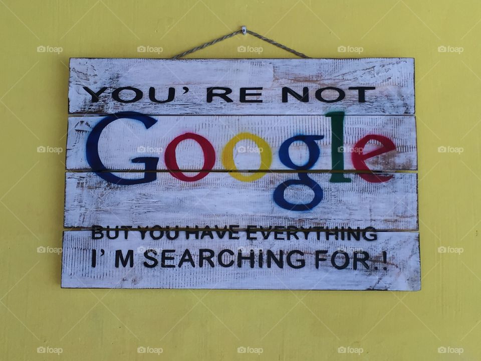 You are not Google but you have everything I am searching for