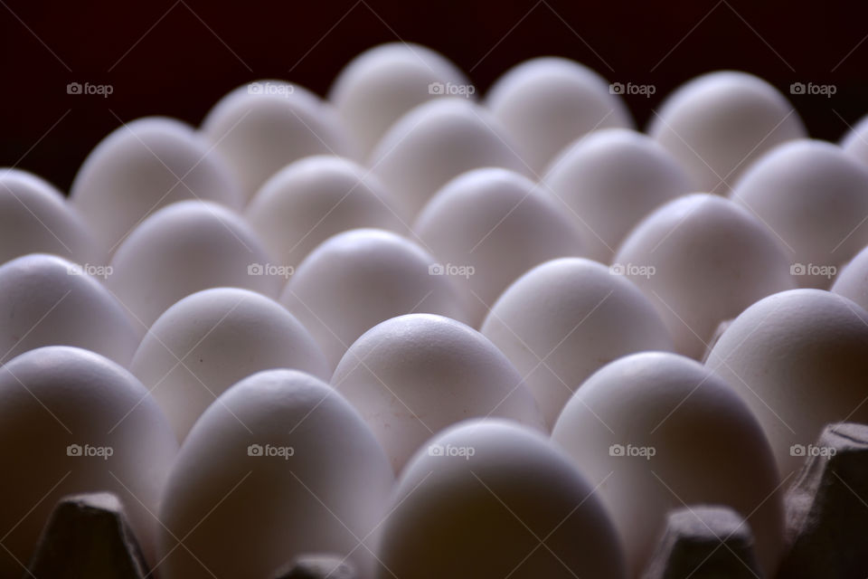 tray full of eggs