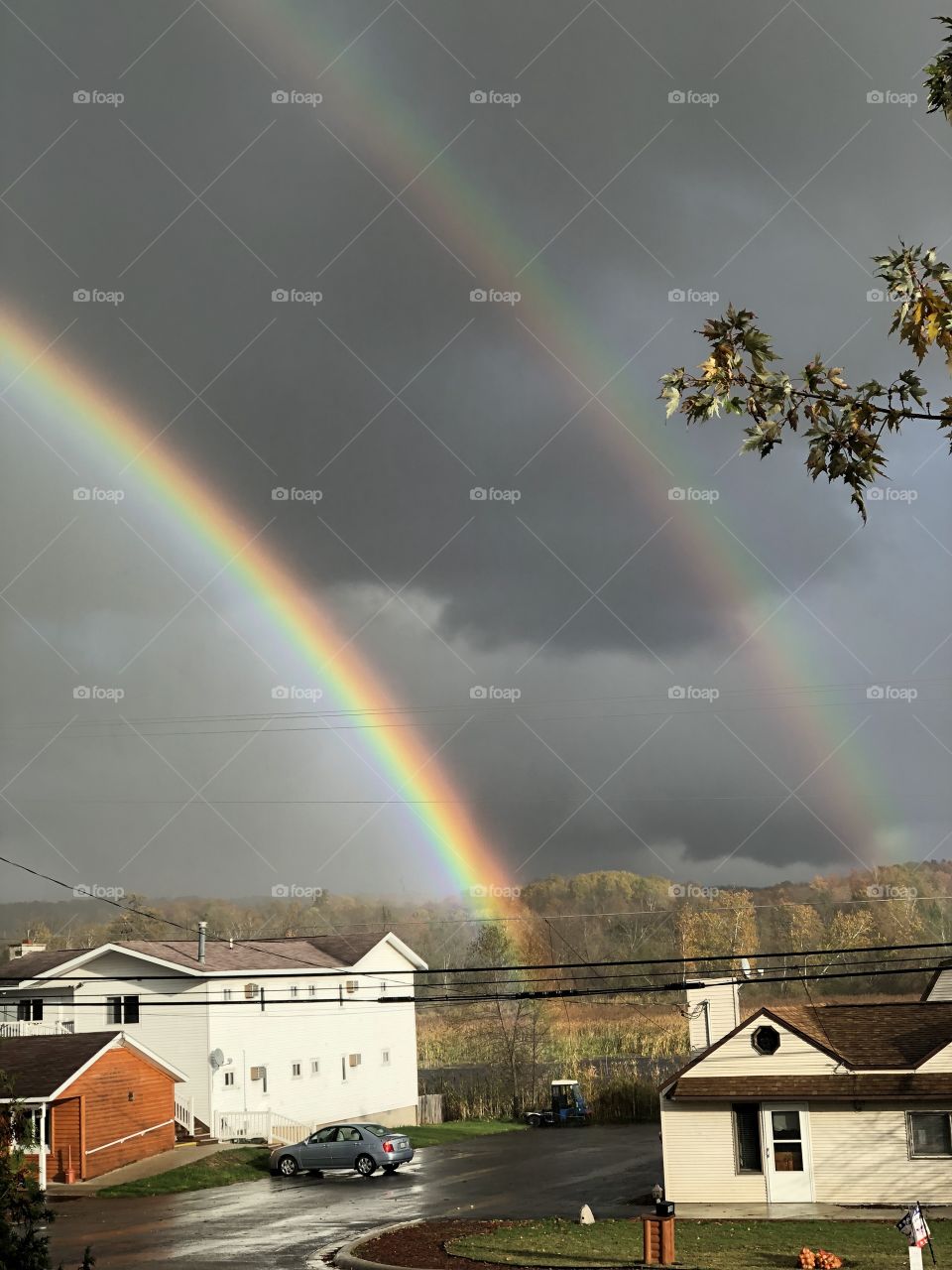 Double rainbows crystal lake 