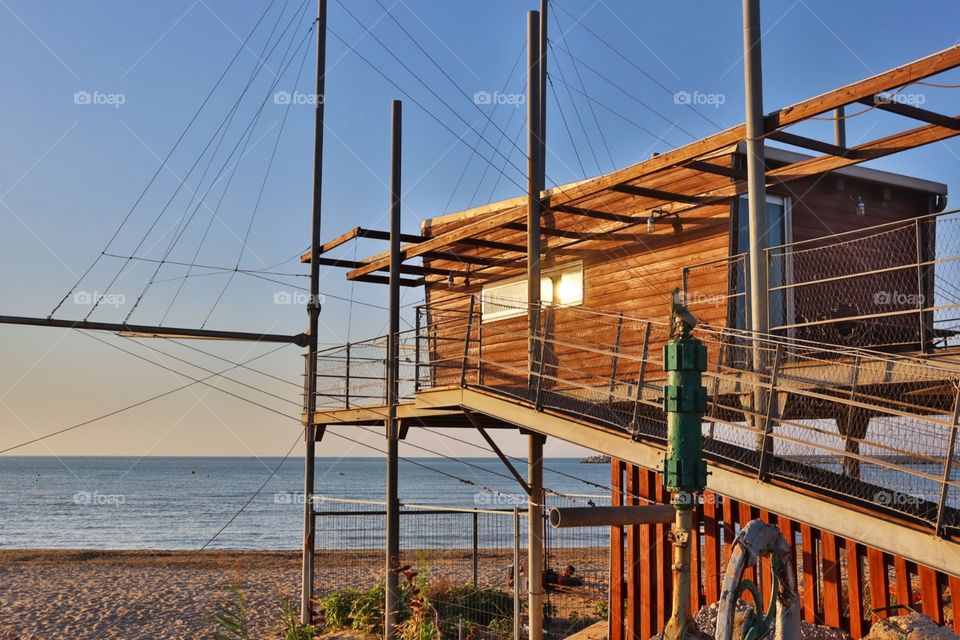 Sunlight in the window.