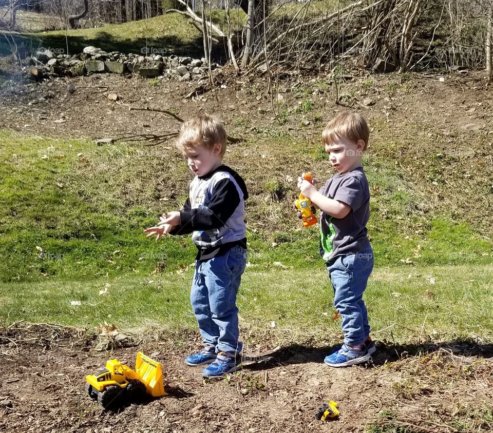 Boys And Their Trucks