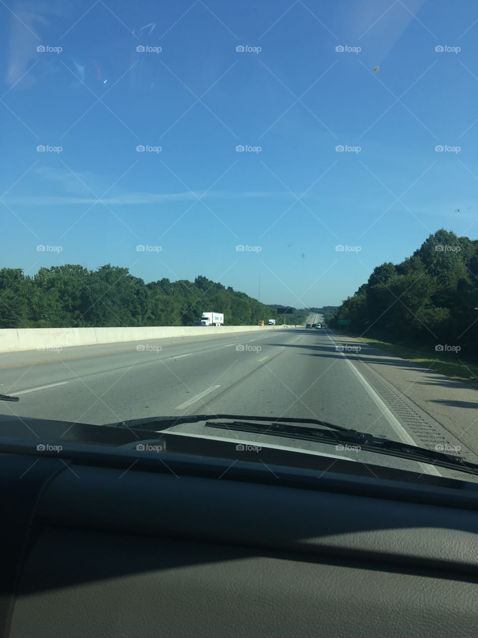 A beautiful day for a road trip, on our way to the food bank for the senior center. 