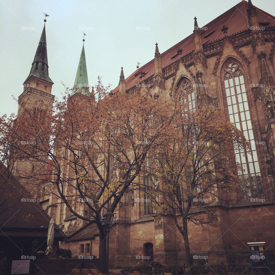 Fall day in Nuremberg, Germany