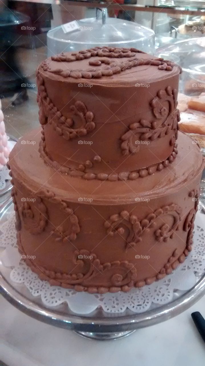 Chocolate Ornate Cake