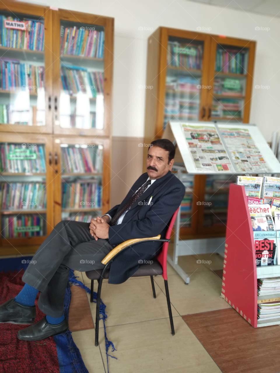 One of those rare moments of relaxation amidst a hectic schedule