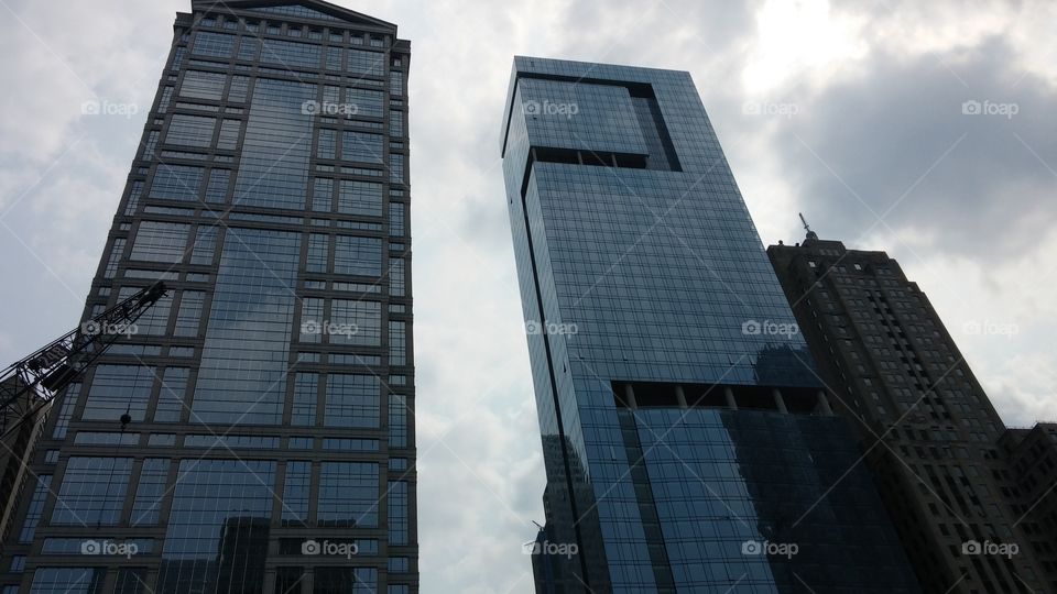 Architecture Buildings in Chicago City Skyscrapers