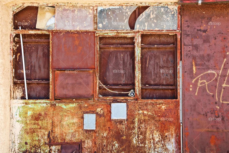 Rustic and rusty architecture 