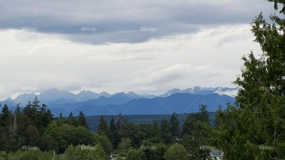 Cloudy day Mountain View 