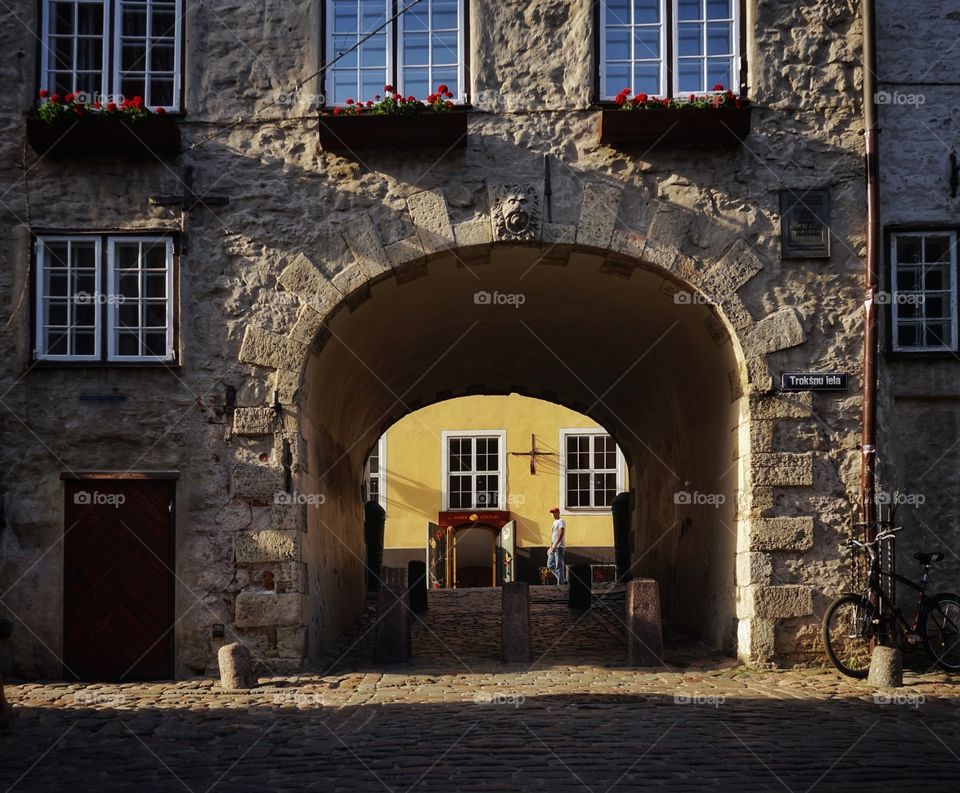 Sweden gate Riga old town