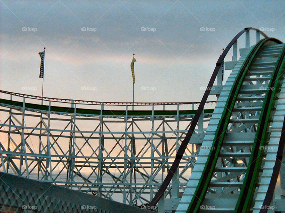 roller coaster myrtle beach south carolina by refocusphoto