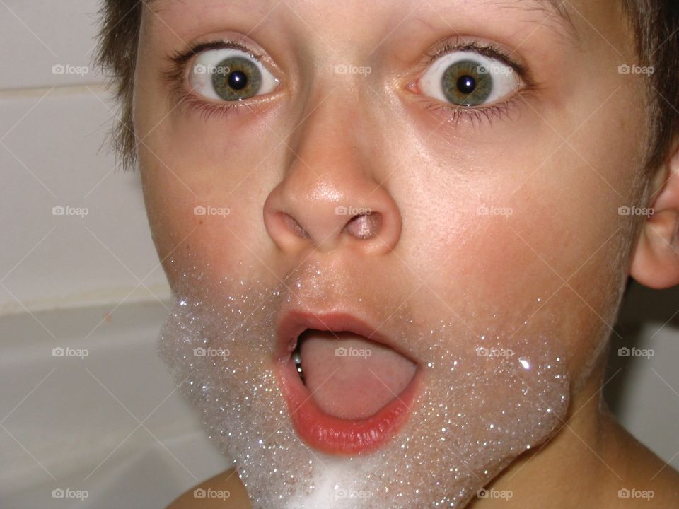 Bubble Beard!. Bubble bath funtime