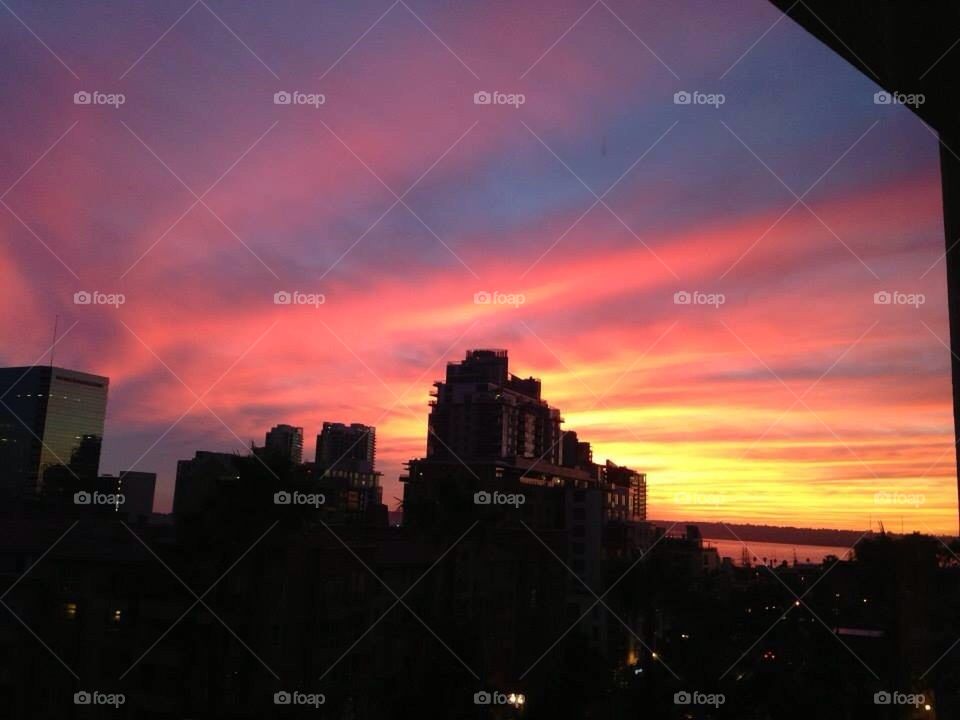 Magnificent sunset