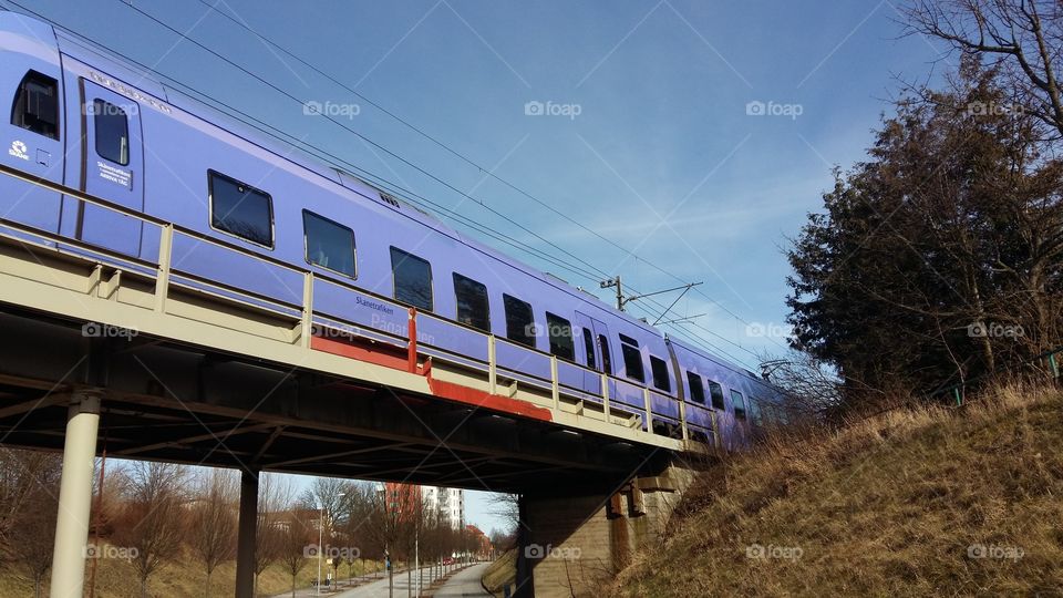 train. Swedish train 