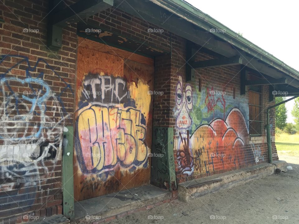 Graffiti, Abandoned, Building, Wall, House