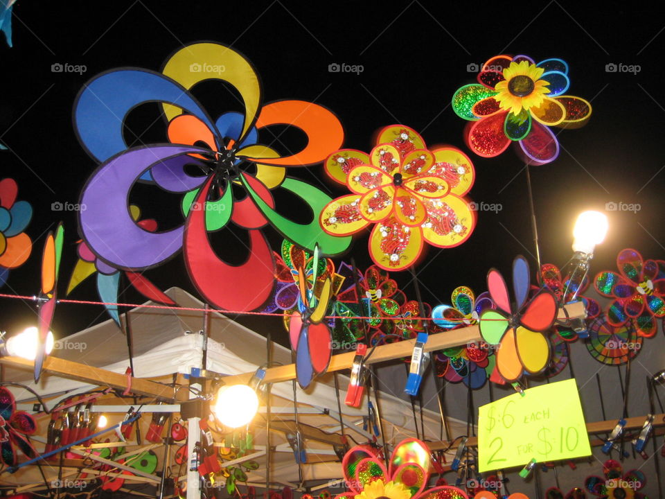 Colorful wind vanes. Brightly colored wind vanes for sale
