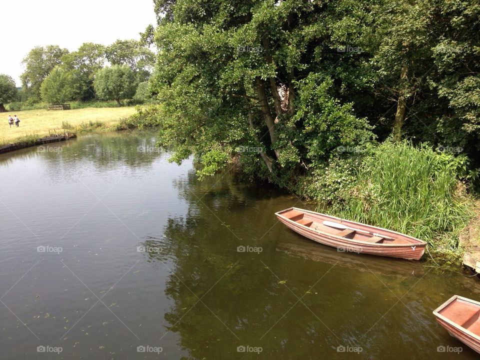 River Stour, John Constable country, Suffolk, England.
