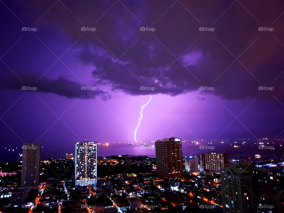 Lightning after the thunderstorm