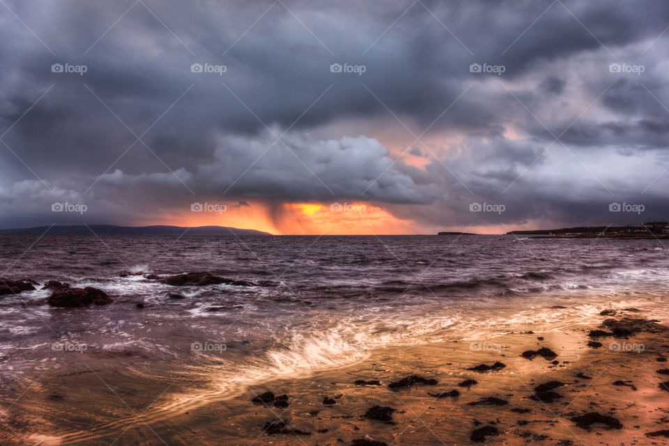 Storm at Salthill, Galway