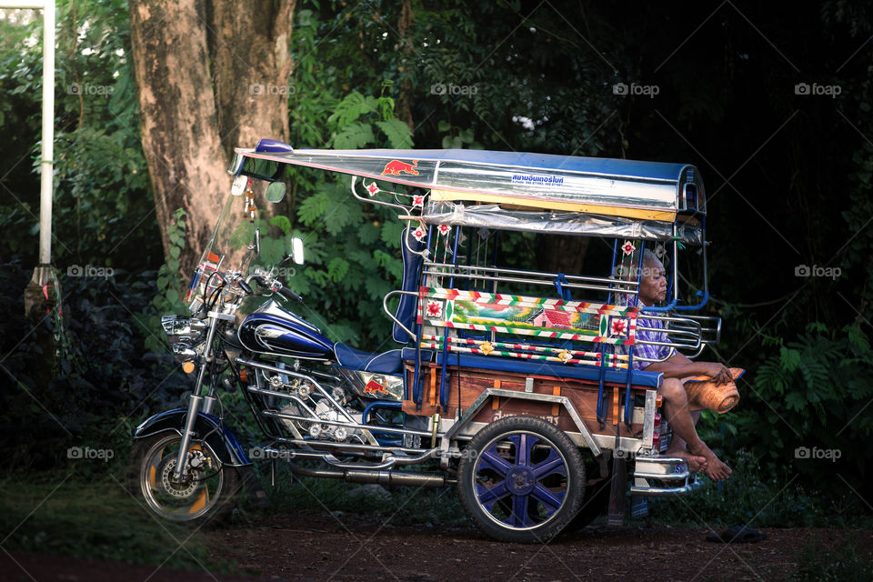 Tuk tuk taxi Thailand 