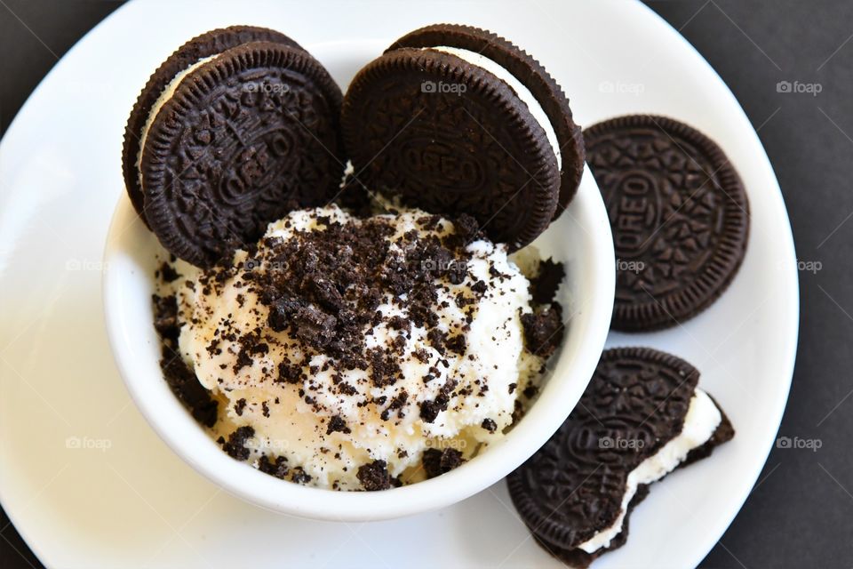 Oreo ice cream cookies