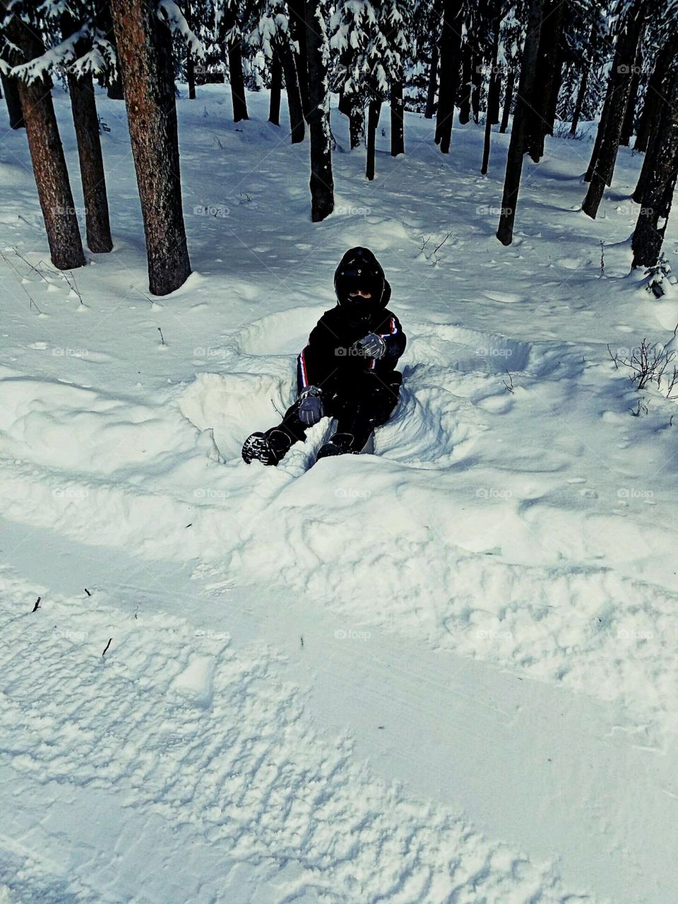 Snow Angel Fun