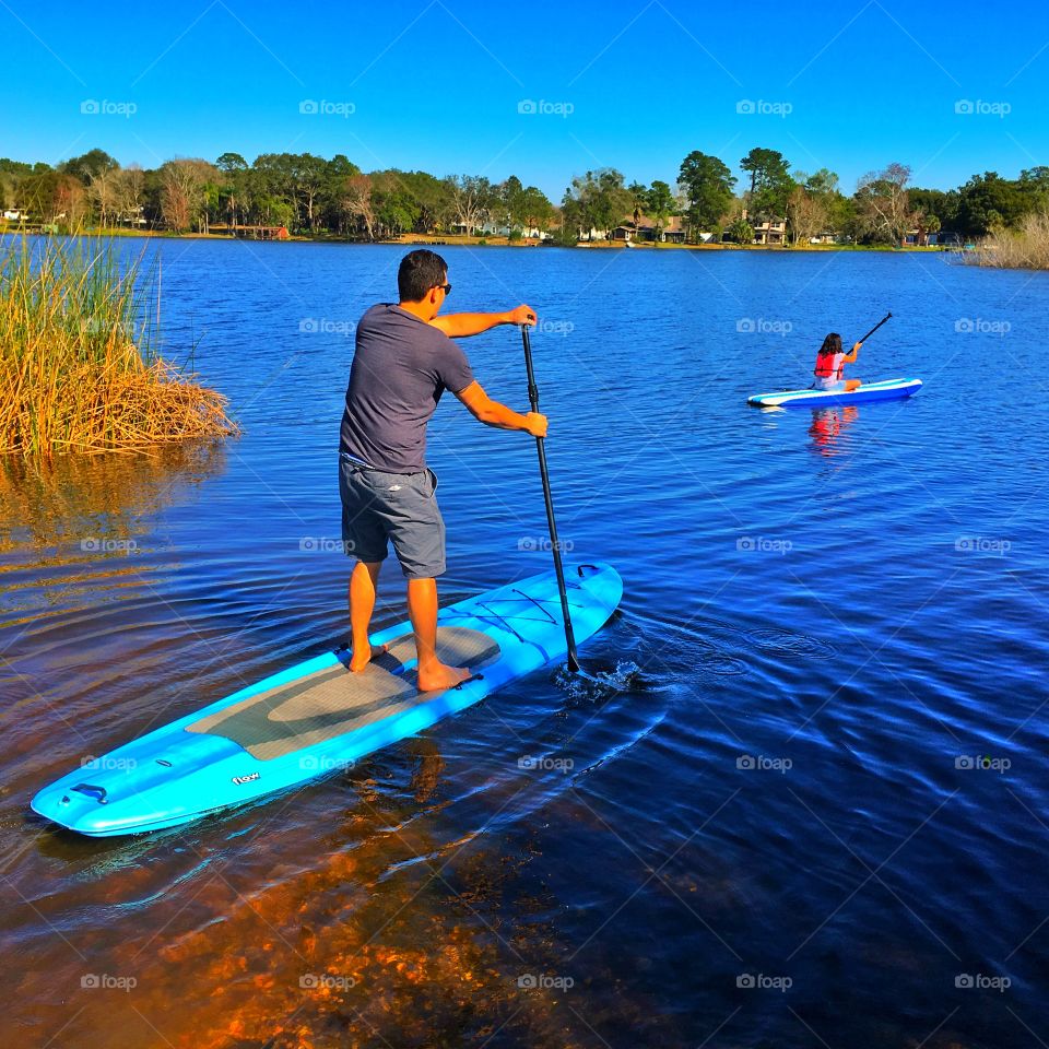 Paddle boarding 