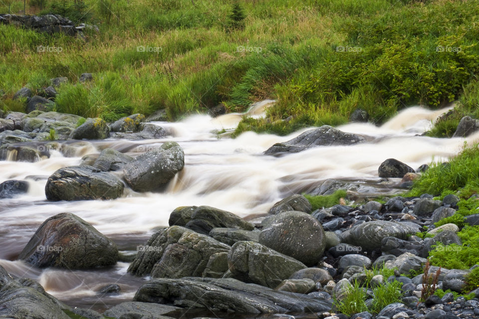 Waterfall in Norway 