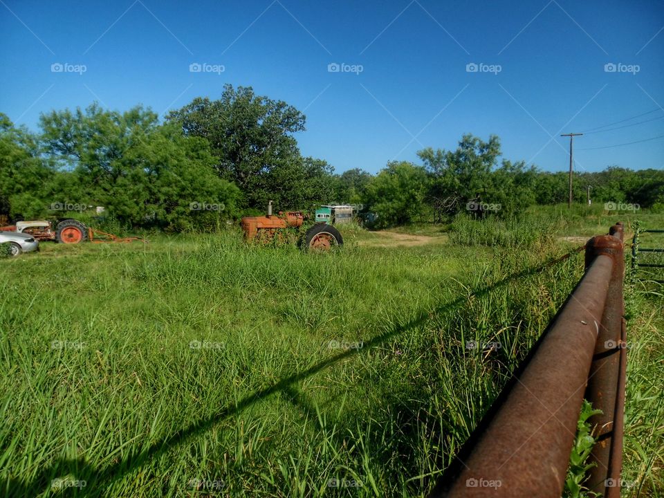 red neck yard. If you mow your front yard and find a tractor 🚜, you are definitely a Texas red neck. 👣 🚶 🏃 🔥 💨